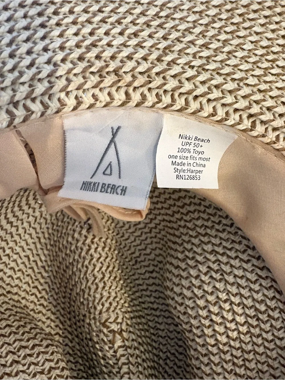 Nikki Beach Harper Panama Hat